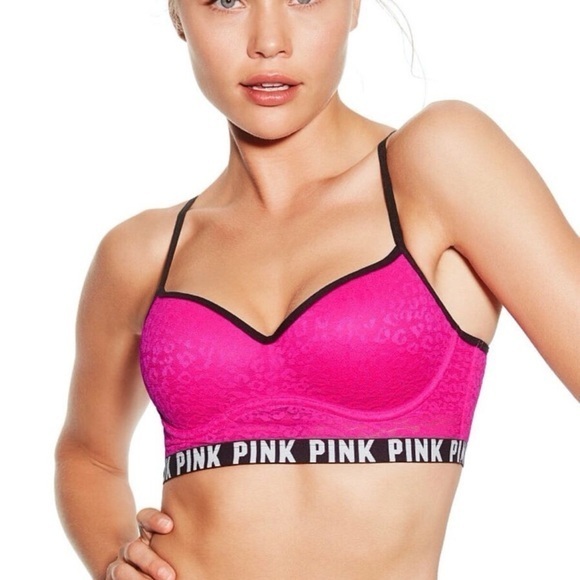 Victoria's Secret Pink Intimates Bra Bralette with Sweetheart Neckline - Picture 1 of 6